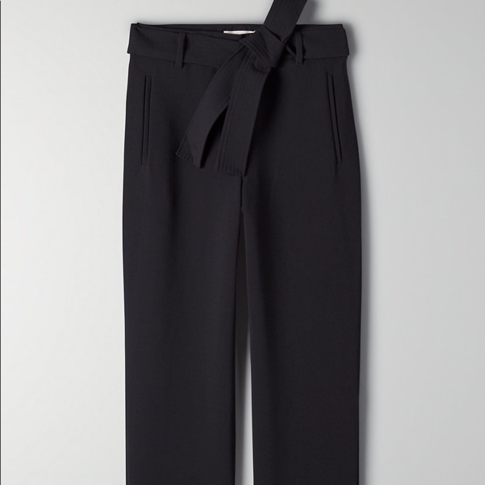 Aritzia tie front pant